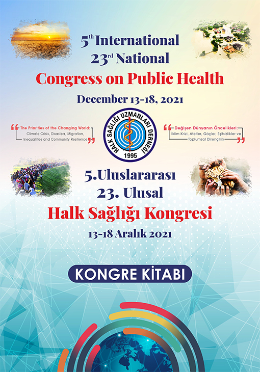 5. Uluslararası 23. Ulusal Halk Sağlığı Kongresi Kongre Kitabı Kapağı